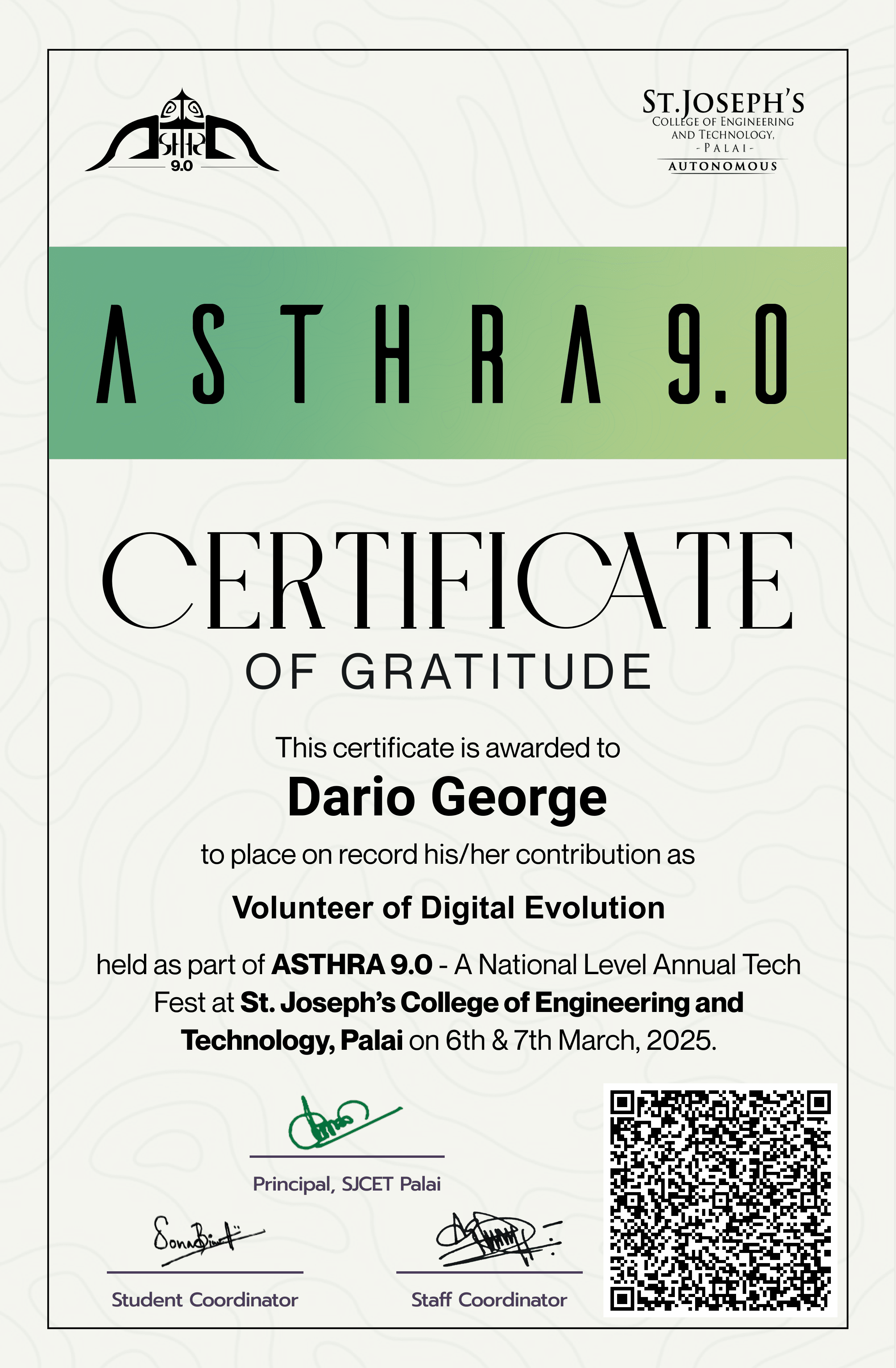 Asthra 9.0 Volunteer