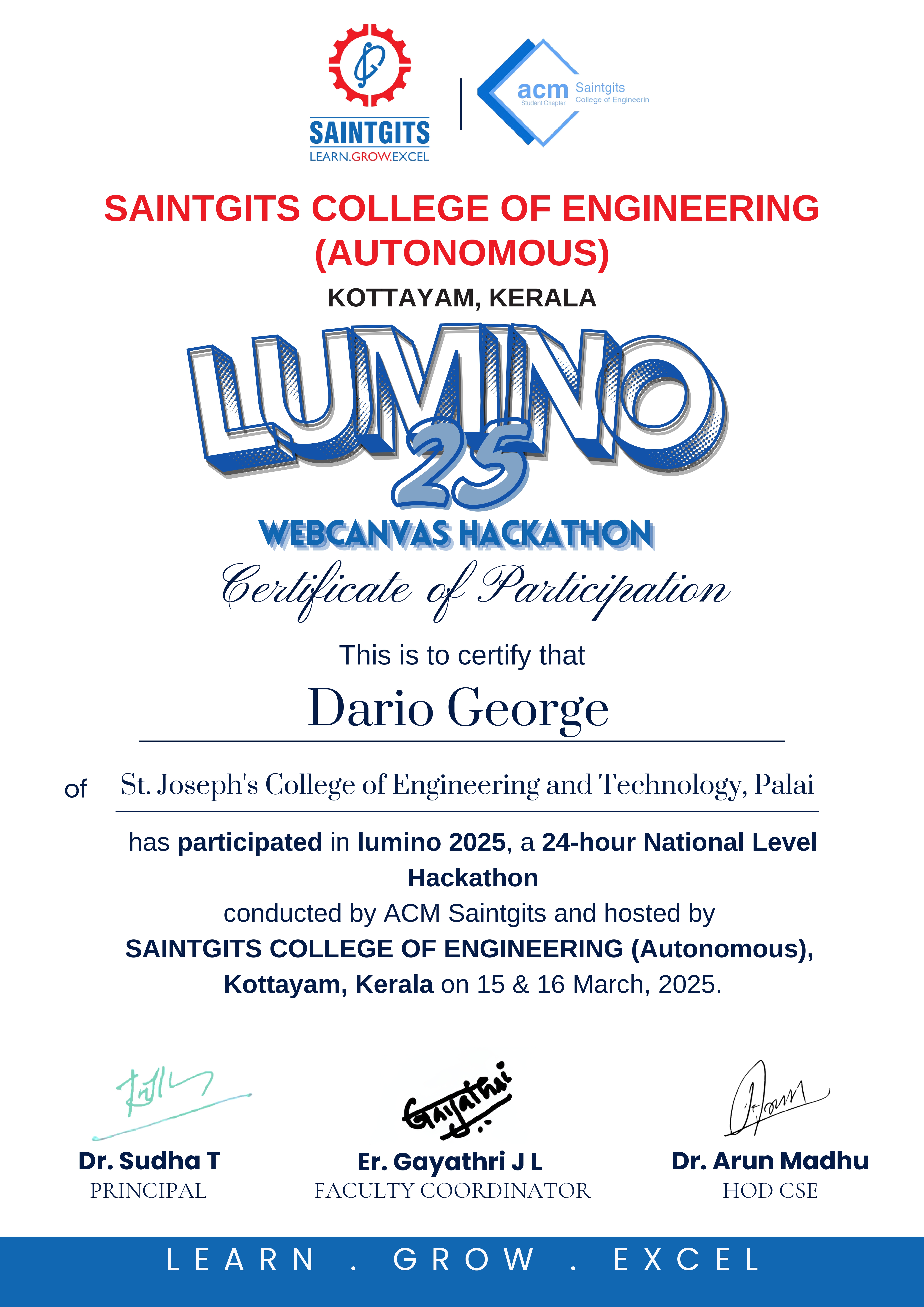 Lumino Hackathon