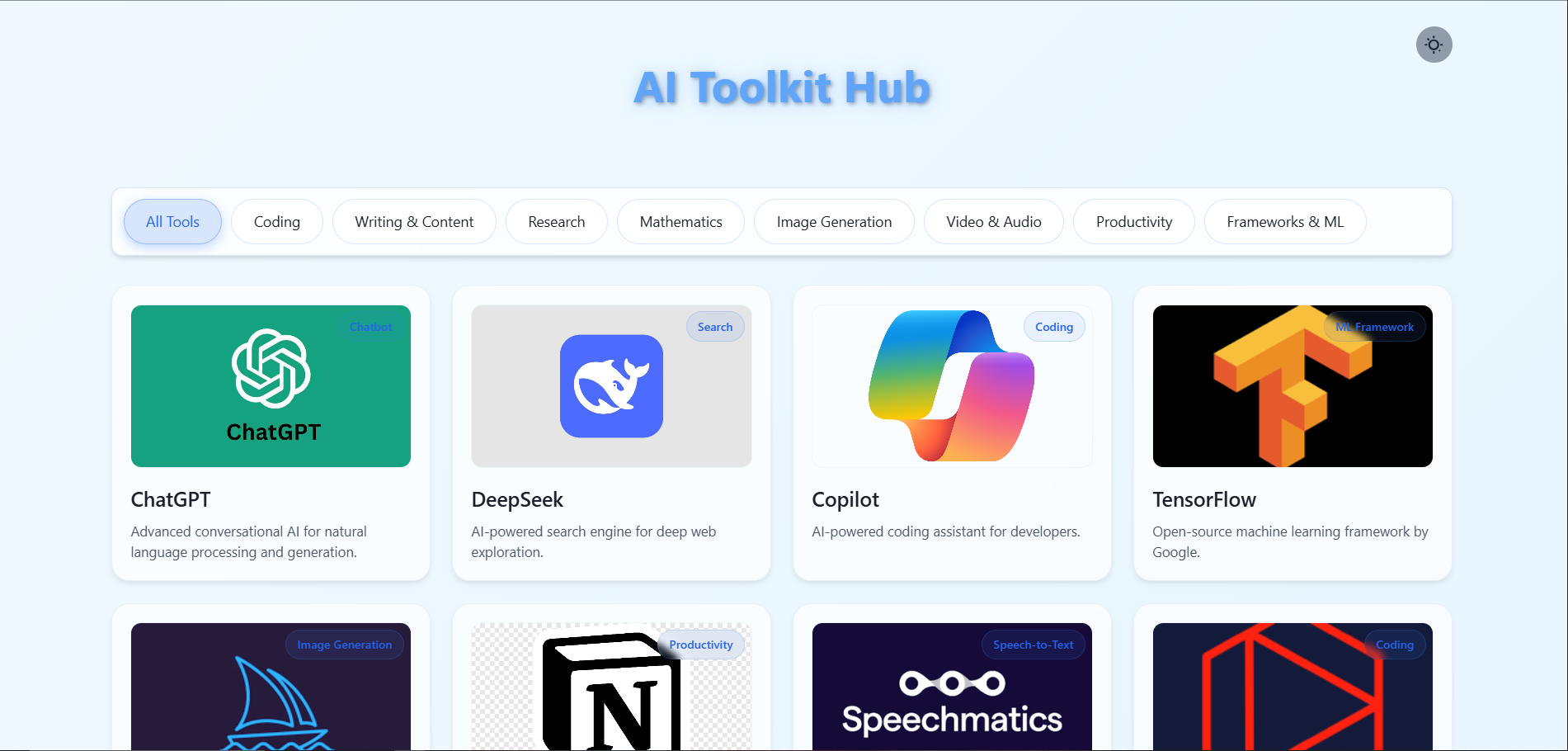 AI Toolkit Hub