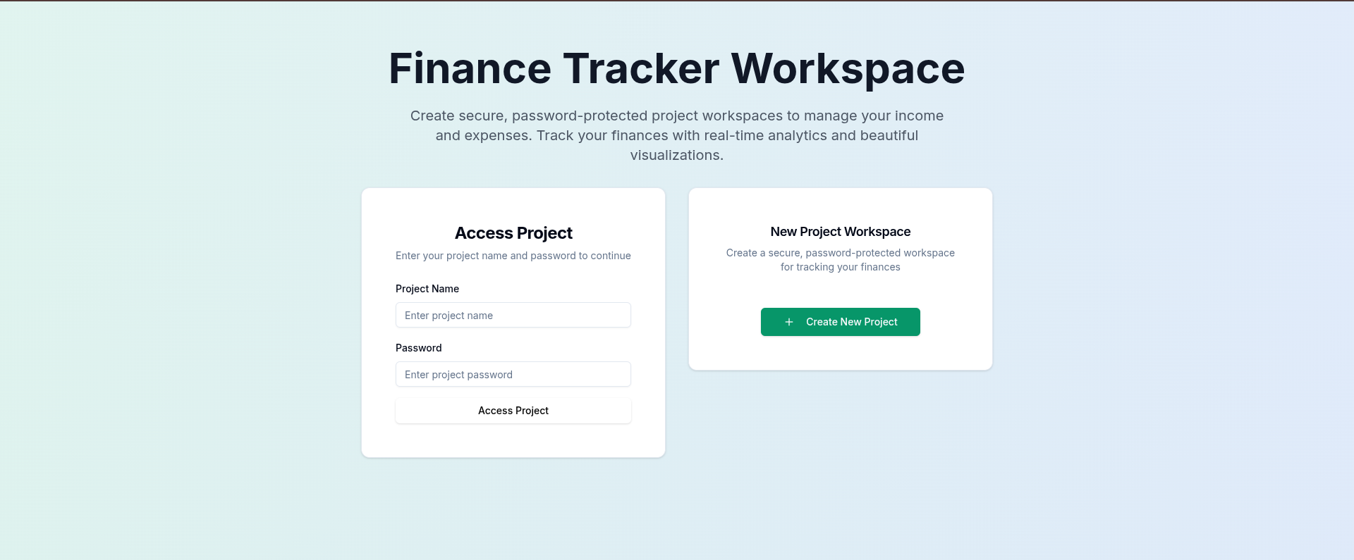 Finance Tracker